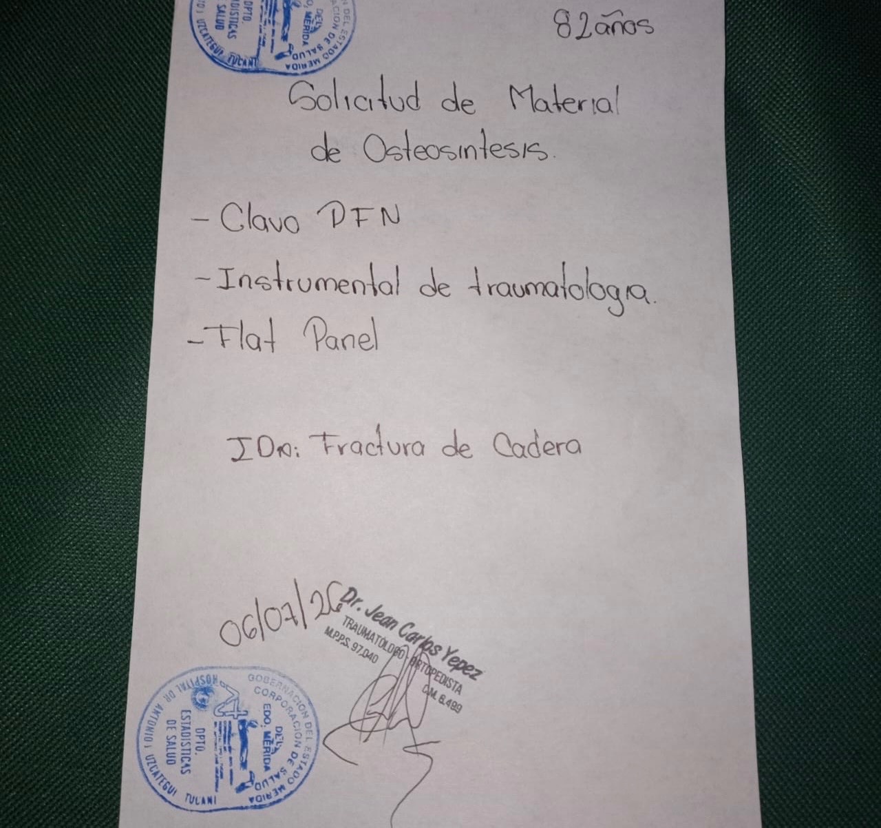 Urgent hip surgery for Mr. Francisco β photo 2